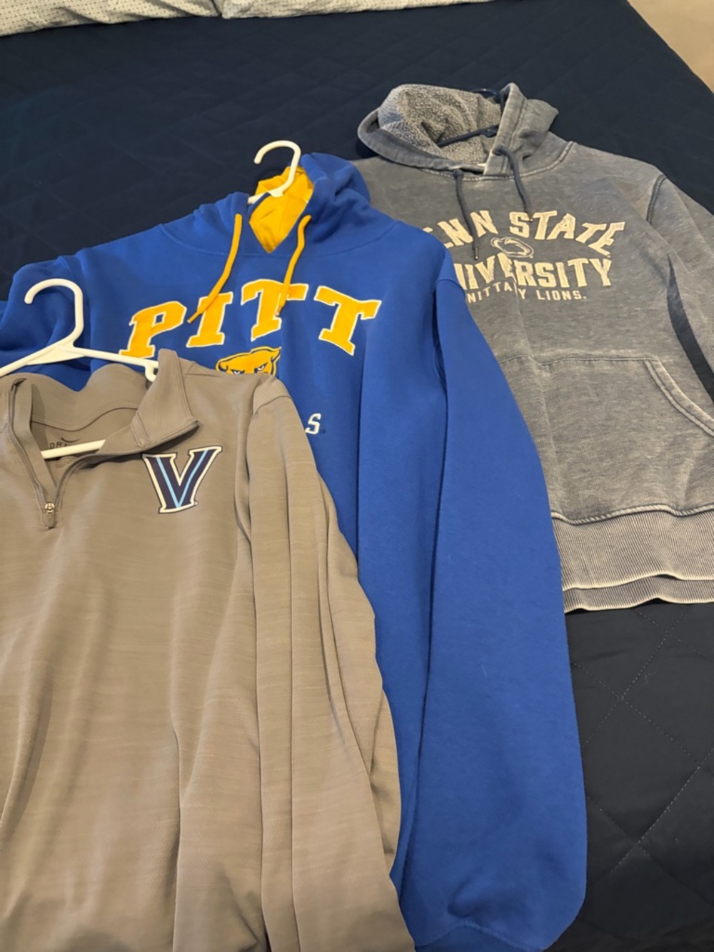 College Logo Pullover Sweatshirts